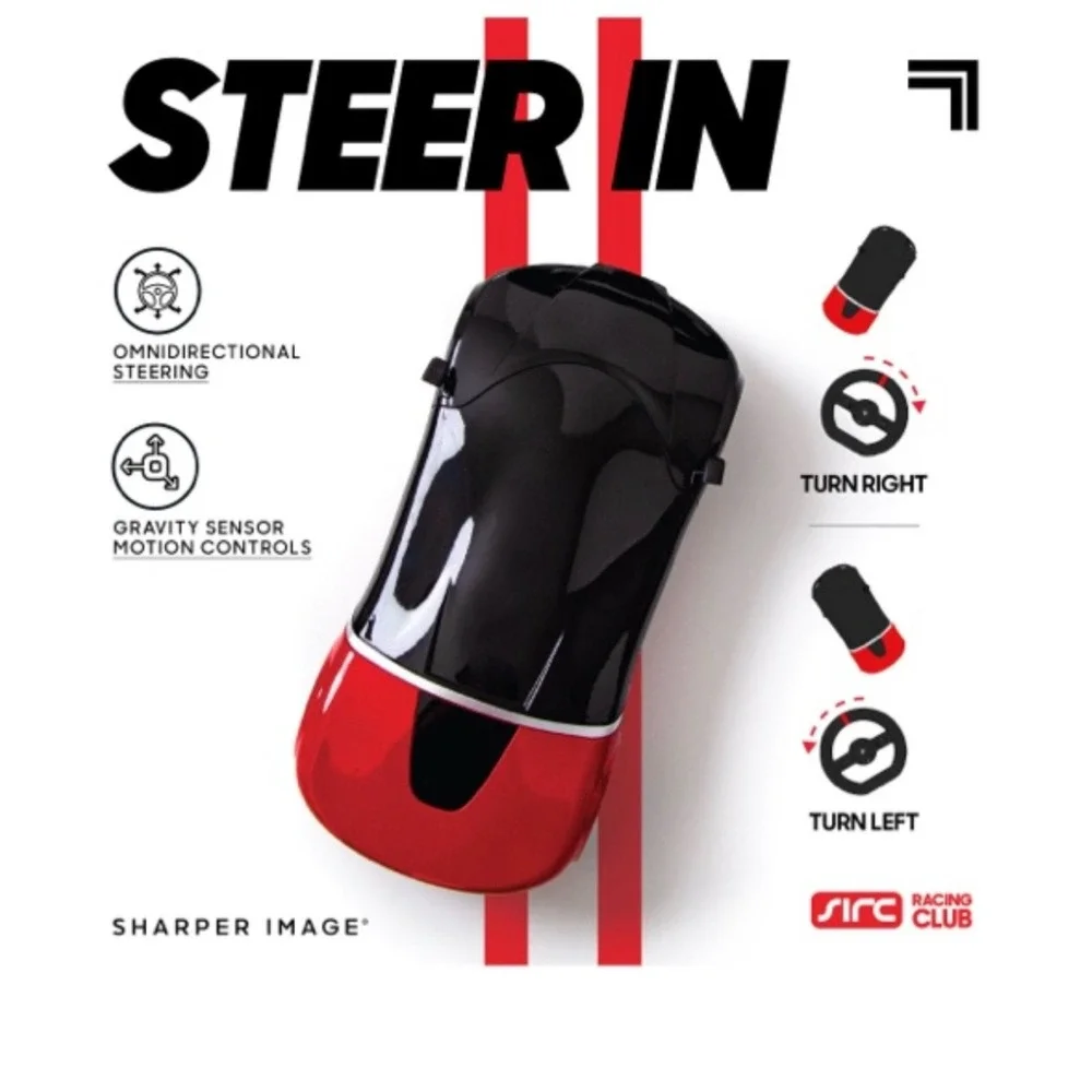Sharper Image RC Italia Sports Car Bugatti Style Red Black Toy Car